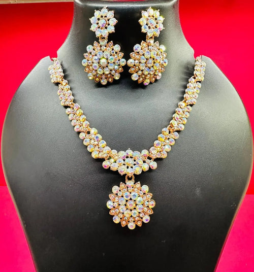 Austrian Diamond Jewellery Set (set Of 3)